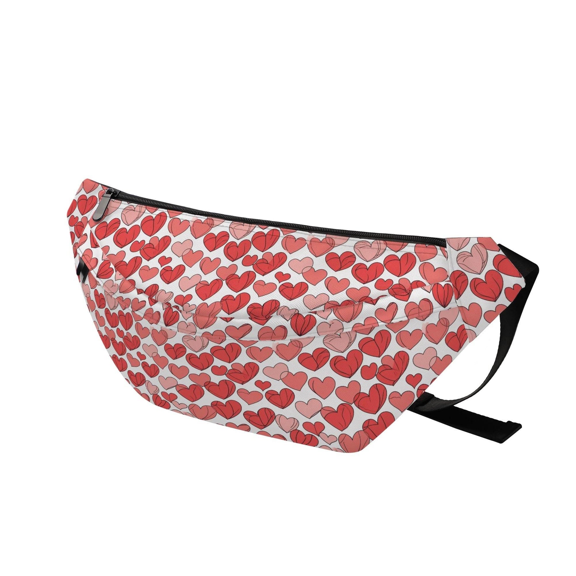 Little Red Hearts Fanny Pack - DeRose Seasonal