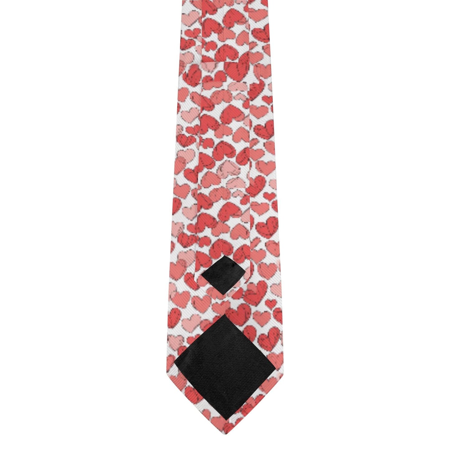 Little Red Hearts Men's Necktie - DeRose Seasonal