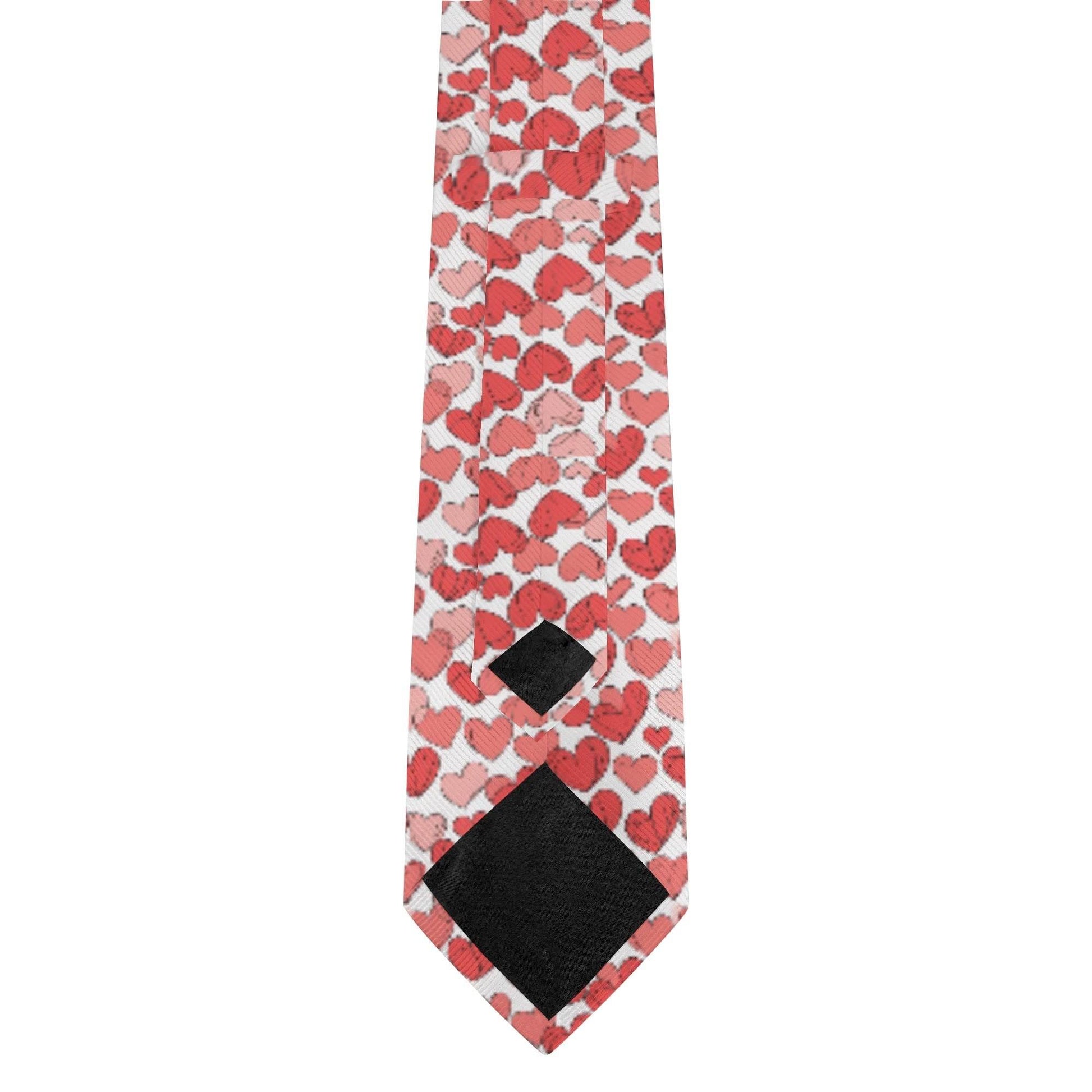 Little Red Hearts Men's Necktie - DeRose Seasonal
