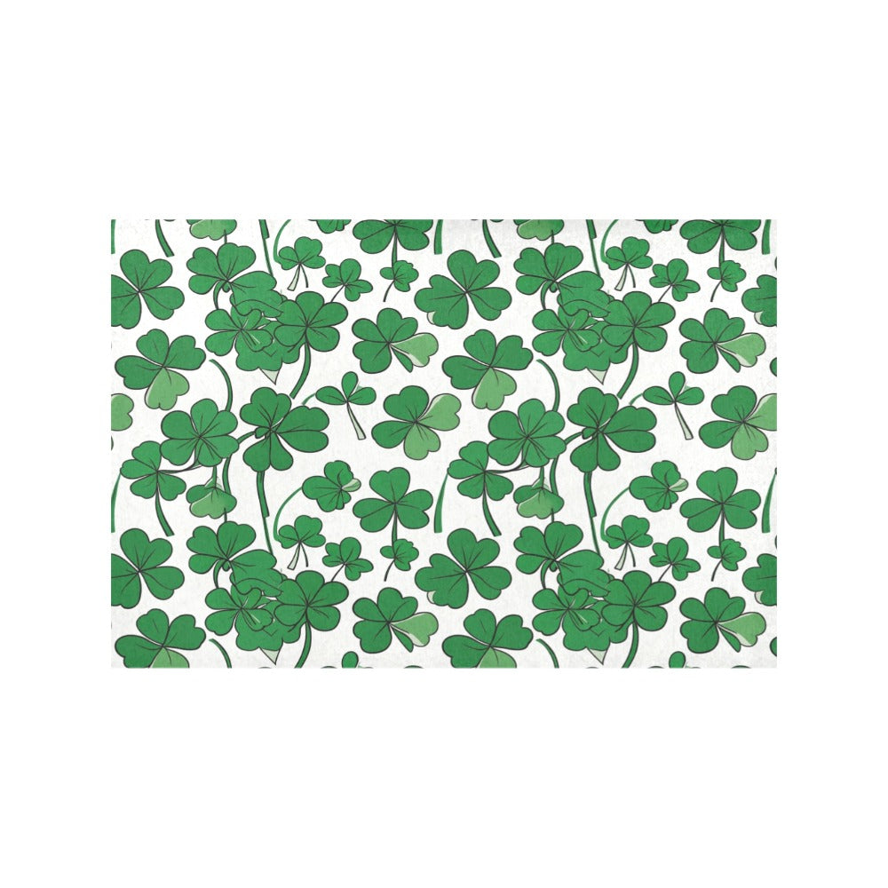 Little clovers Table Placemat (set of 6) Placemats 12" x 18" (Set of 6) DeRose Seasonal