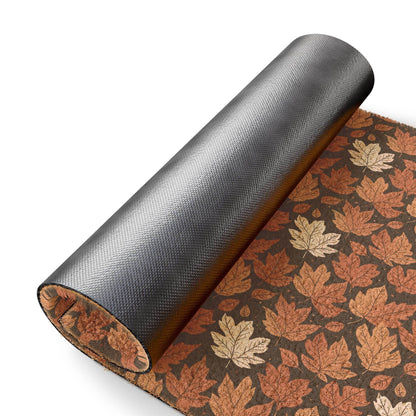 Brown Maple Leaf Fall Season Doormat - DeRose Seasonal