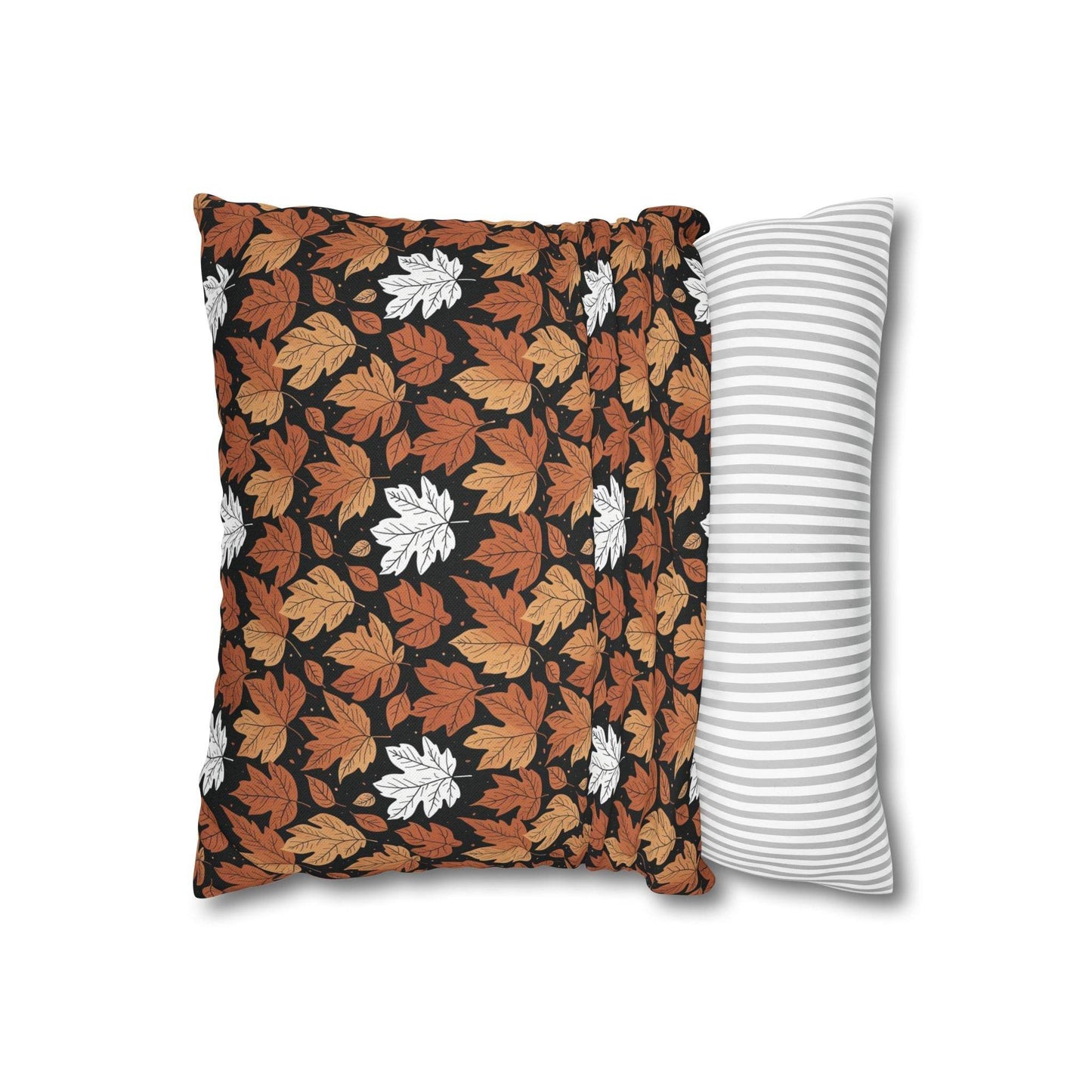 Maple Leaf Spun Polyester Square Pillowcase - DeRose Seasonal