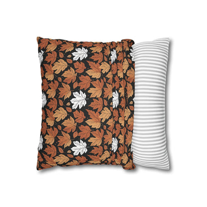 Maple Leaf Spun Polyester Square Pillowcase - DeRose Seasonal
