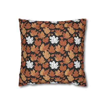 Maple Leaf Spun Polyester Square Pillowcase - DeRose Seasonal