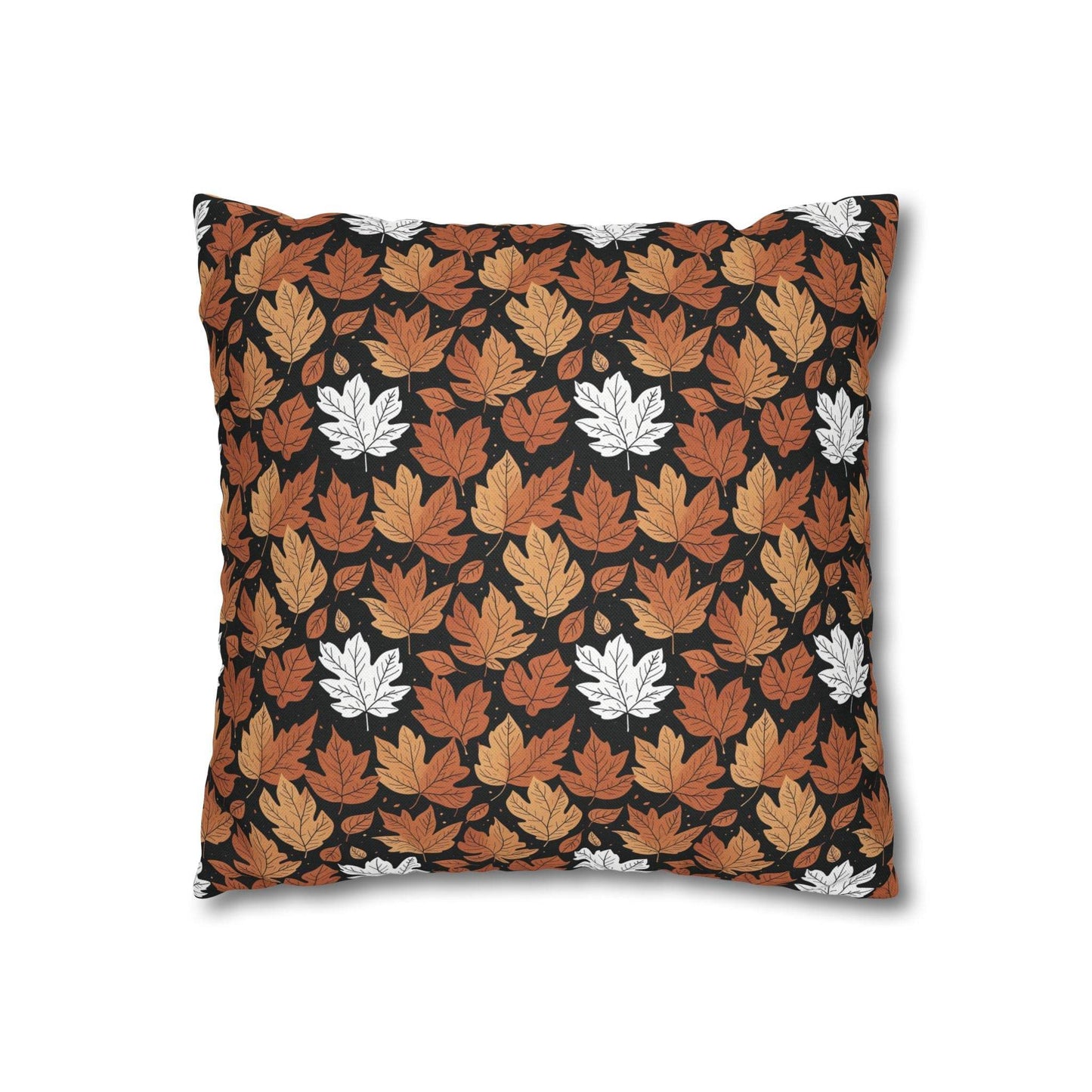 Maple Leaf Spun Polyester Square Pillowcase - DeRose Seasonal