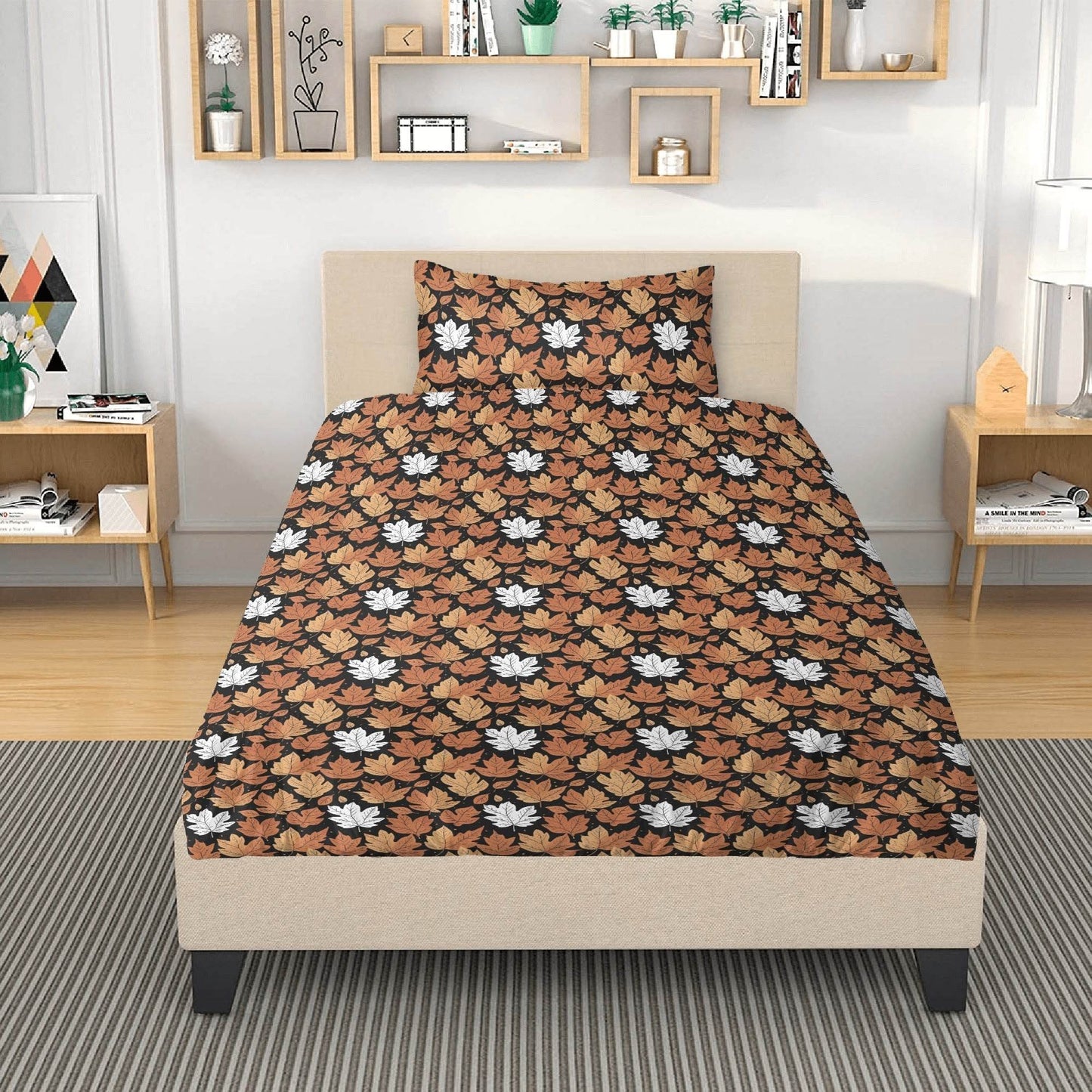 Maple Leaves 3 Pcs Beddings - DeRose Seasonal