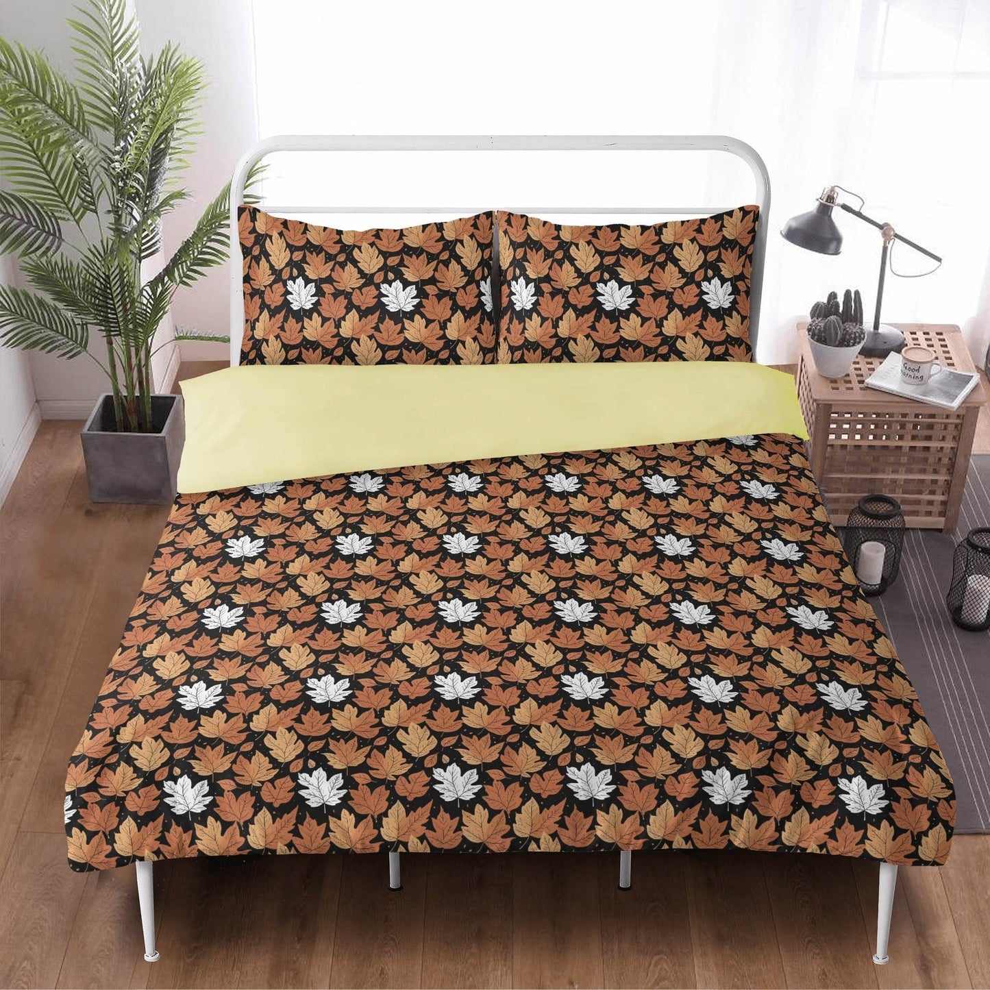 Maple Leaves 3 Pcs Beddings - DeRose Seasonal