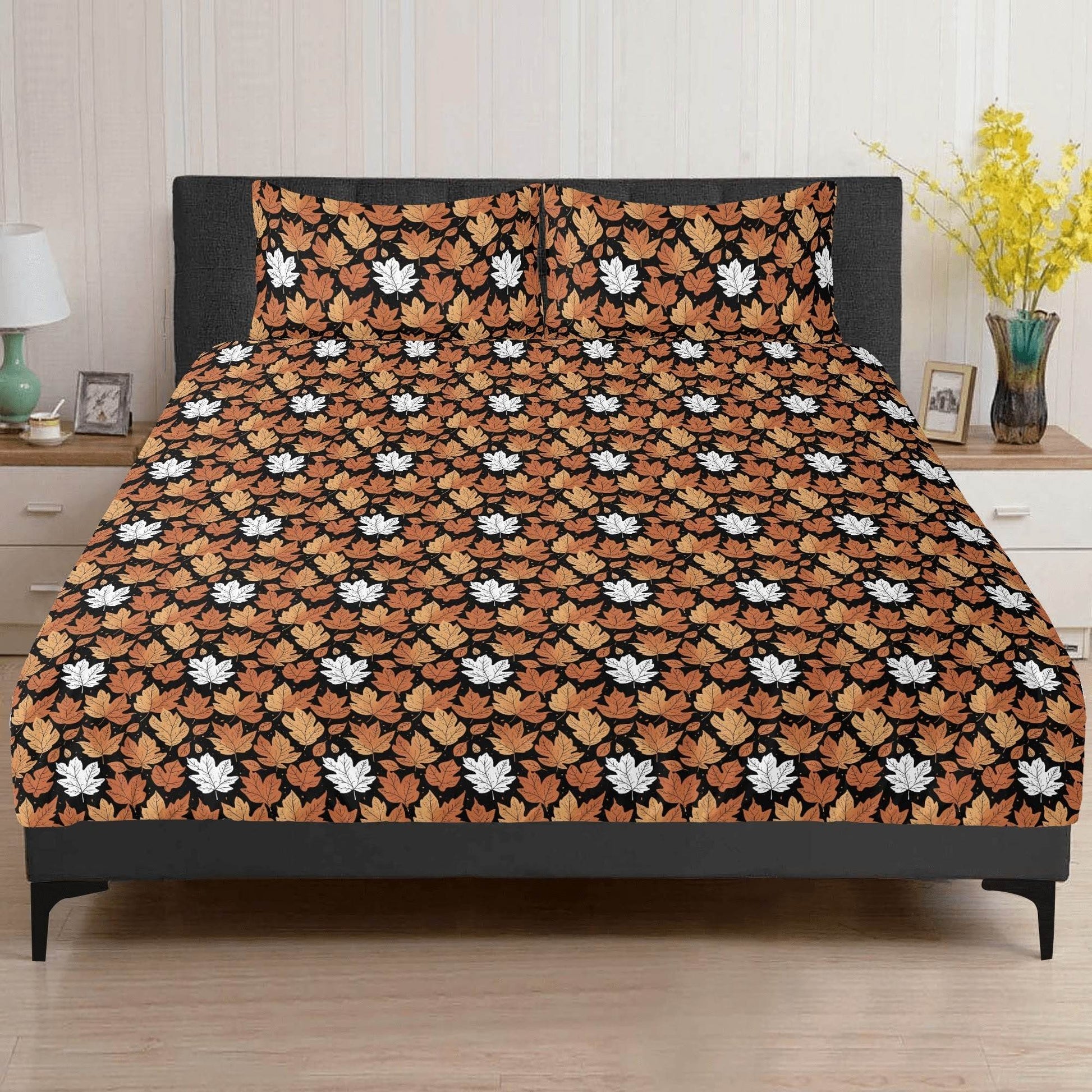 Maple Leaves 3 Pcs Beddings - DeRose Seasonal