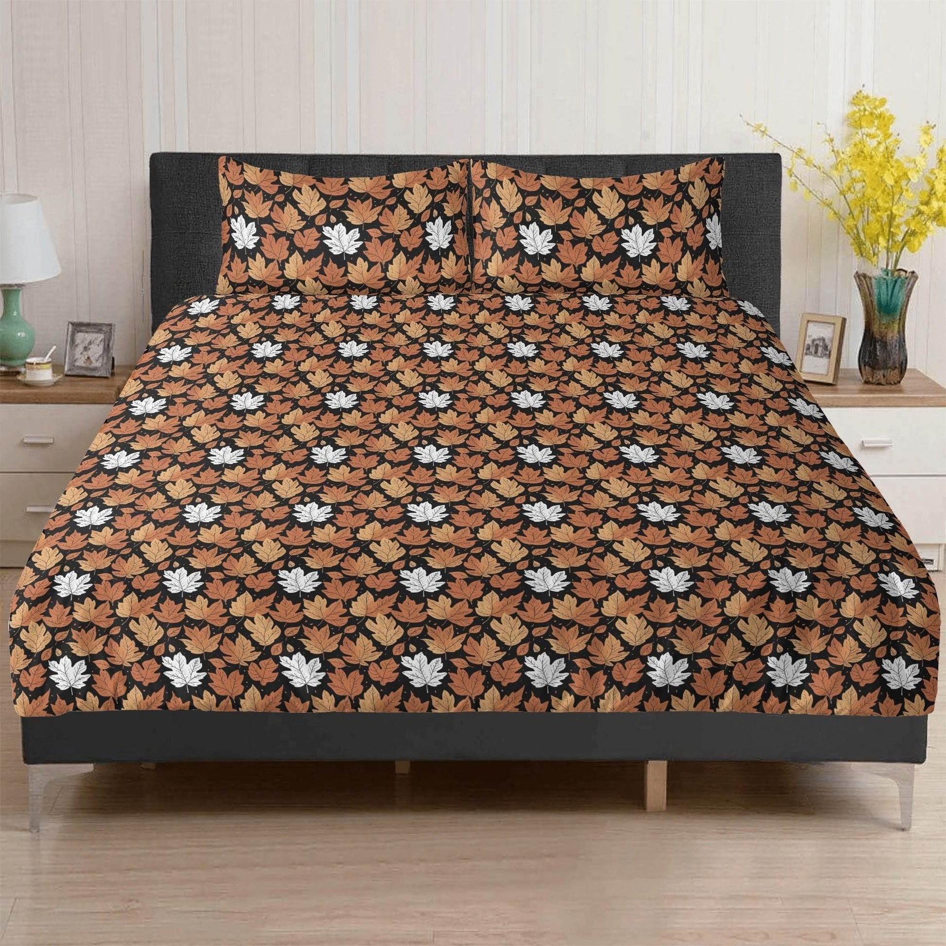 Maple Leaves 3 Pcs Beddings - DeRose Seasonal