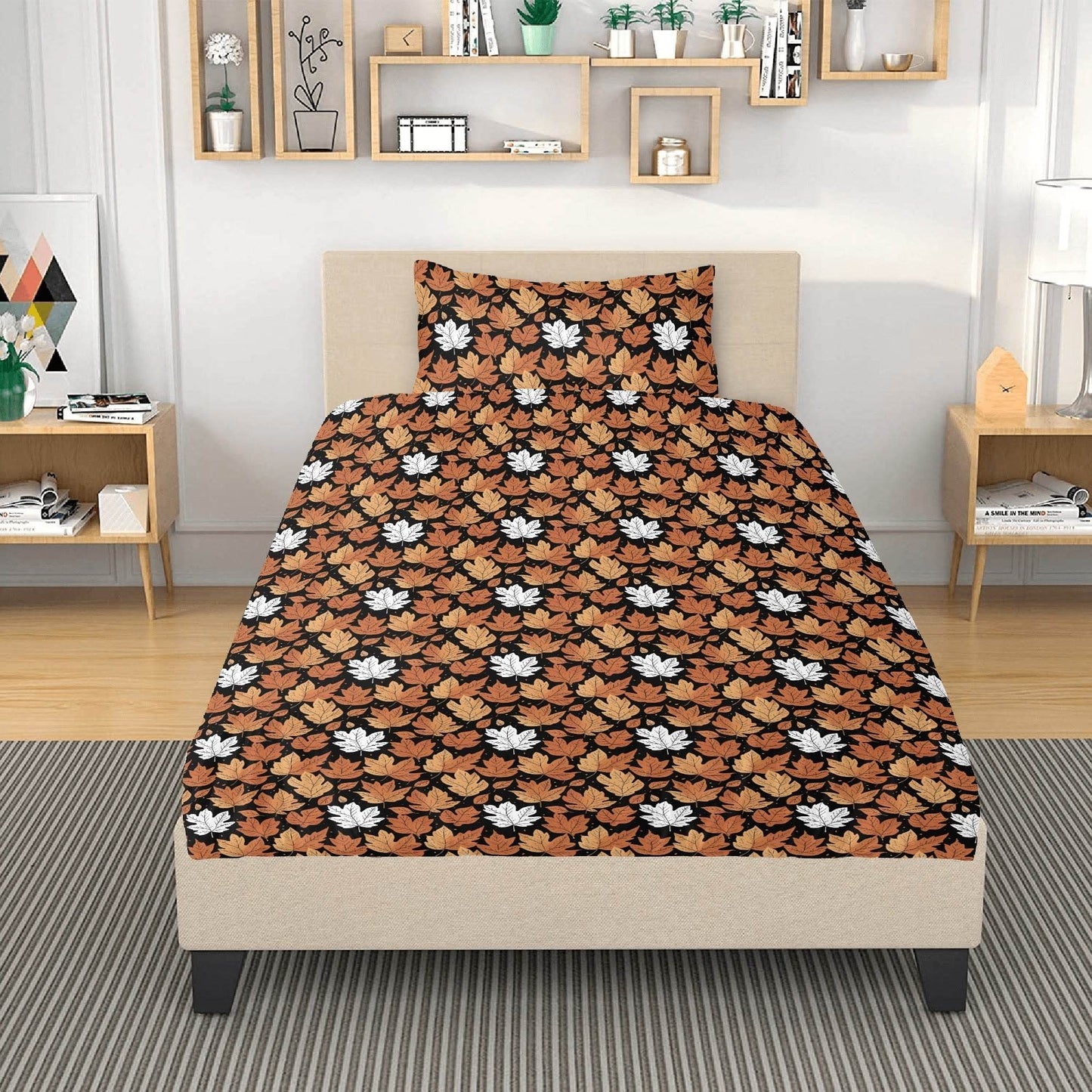 Maple Leaves 3 Pcs Beddings - DeRose Seasonal