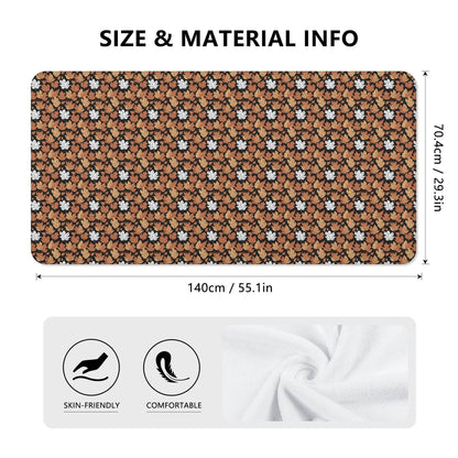 Maple Leaves Bath Towel - DeRose Seasonal