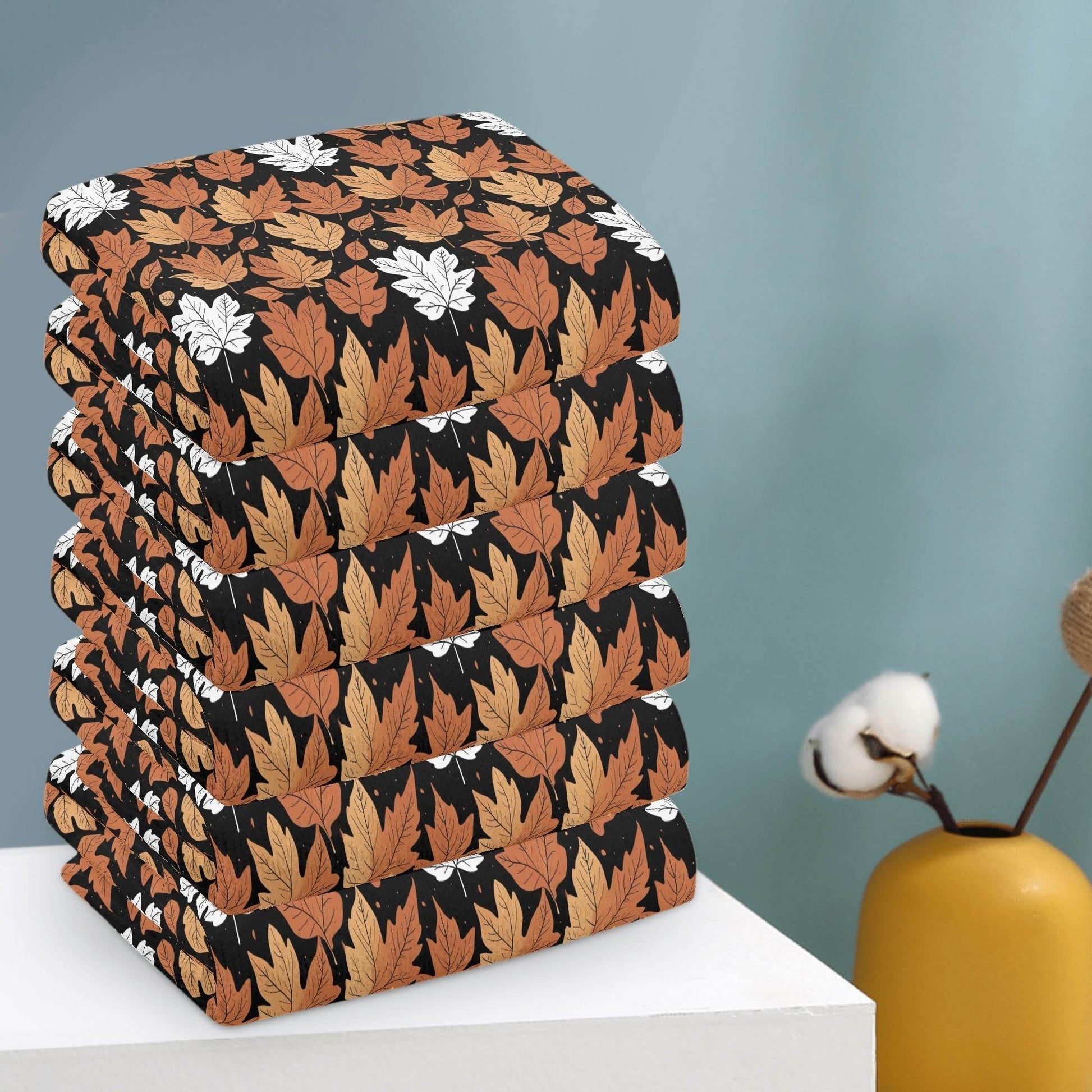 Maple Leaves Hand Towels (6 Pcs) - DeRose Seasonal