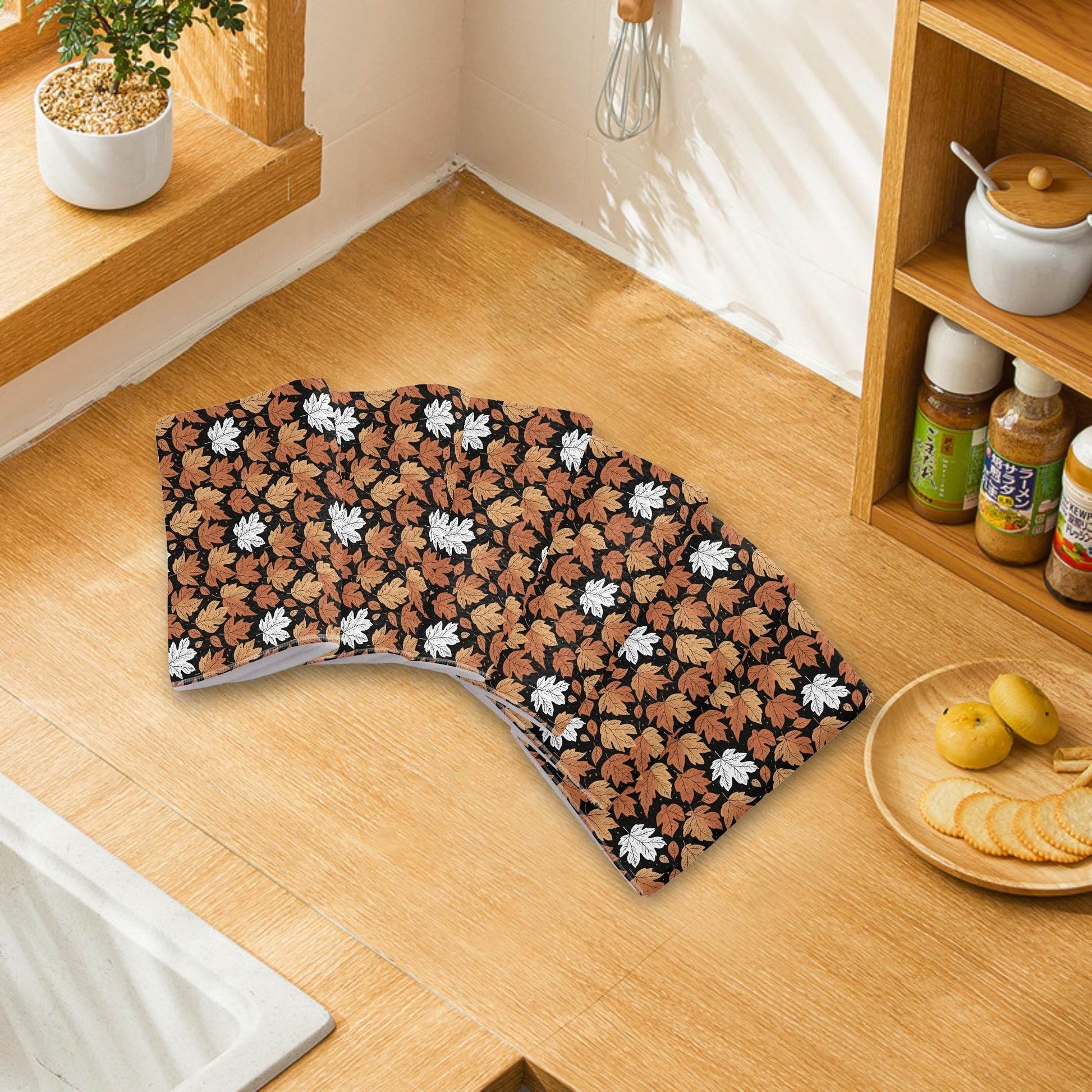 Maple Leaves Hand Towels (6 Pcs) - DeRose Seasonal