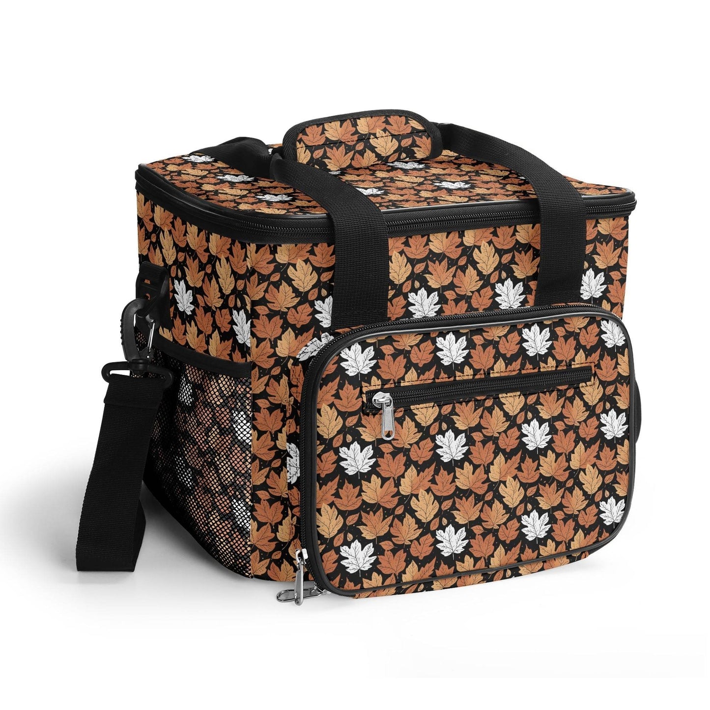 Maple Leaves Insulated Leakproof Cooler Bag Lunch Box - DeRose Seasonal