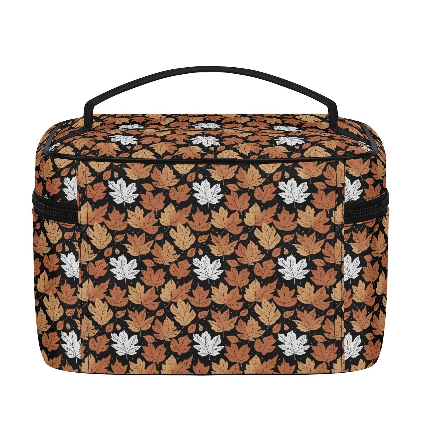 Maple Leaves Leather Cosmetic Bag - DeRose Seasonal