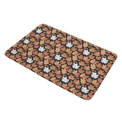 Maple Leaves Plush Indoor Doormat - DeRose Seasonal