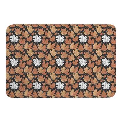 Maple Leaves Plush Indoor Doormat - DeRose Seasonal
