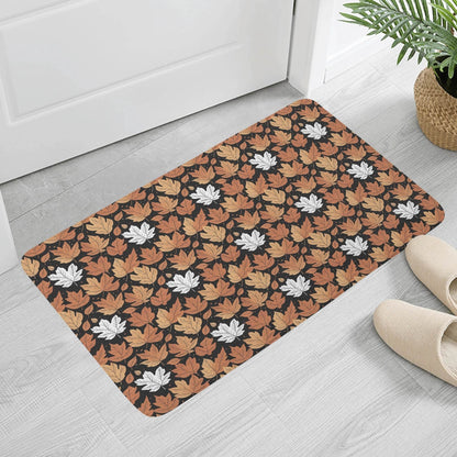 Maple Leaves Plush Indoor Doormat - DeRose Seasonal
