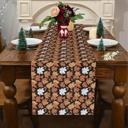 Maple Leaves Polyester Table Runner - DeRose Seasonal