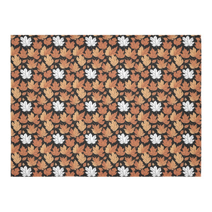 Maple Leaves Polyester Tablecloth Polyester Tablecloth 70"x 52" DeRose Seasonal