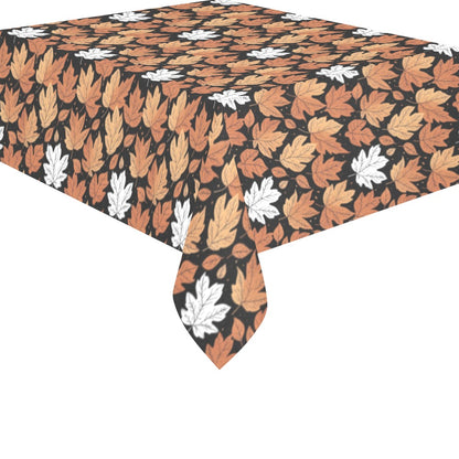 Maple Leaves Polyester Tablecloth Polyester Tablecloth 70"x 52" DeRose Seasonal