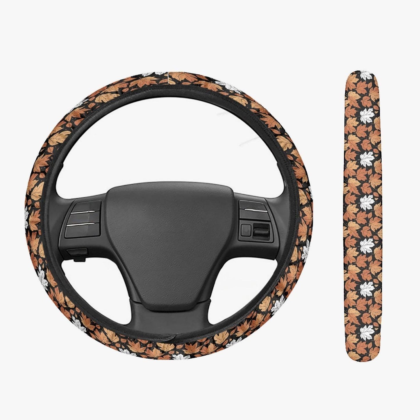 Maple Leaves Steering Wheel Cover - DeRose Seasonal