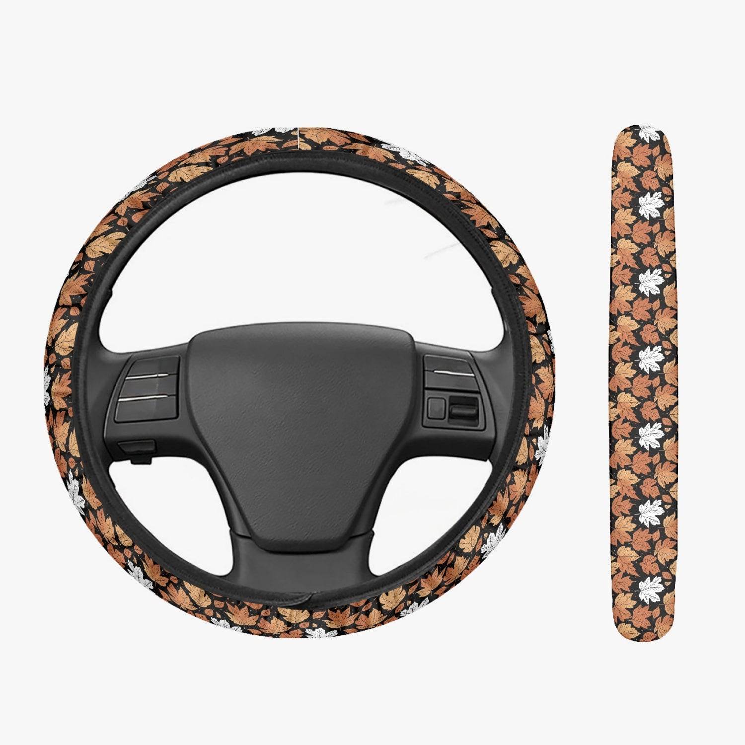 Maple Leaves Steering Wheel Cover - DeRose Seasonal