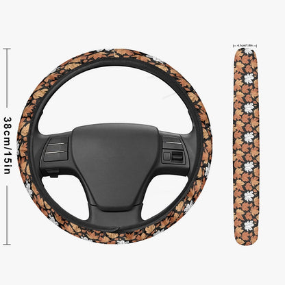 Maple Leaves Steering Wheel Cover - DeRose Seasonal