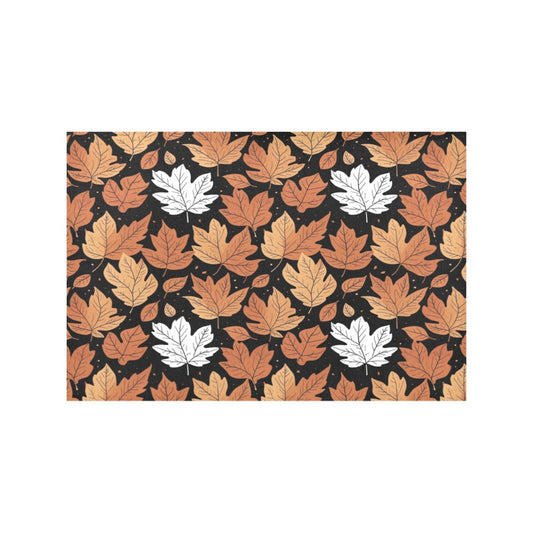 Maple Leaves Table Placemat (set of 6) Placemats 12" x 18" (Set of 6) DeRose Seasonal