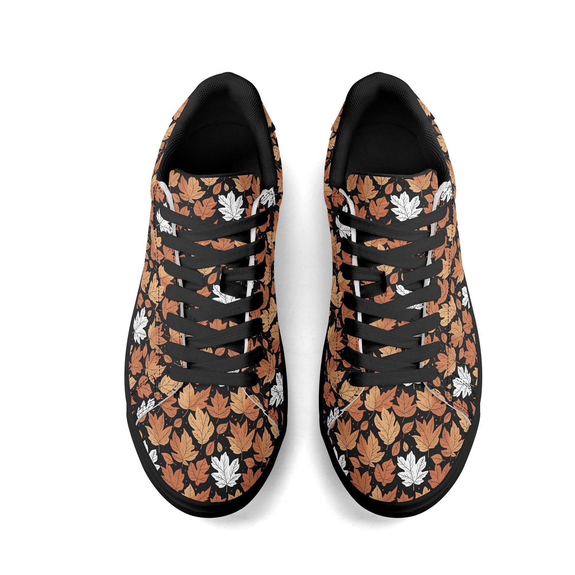 Maple leaves Adult Lightweight Brand Low Top Leather Shoes - DeRose Seasonal