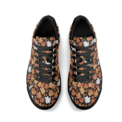 Maple leaves Adult Lightweight Brand Low Top Leather Shoes - DeRose Seasonal