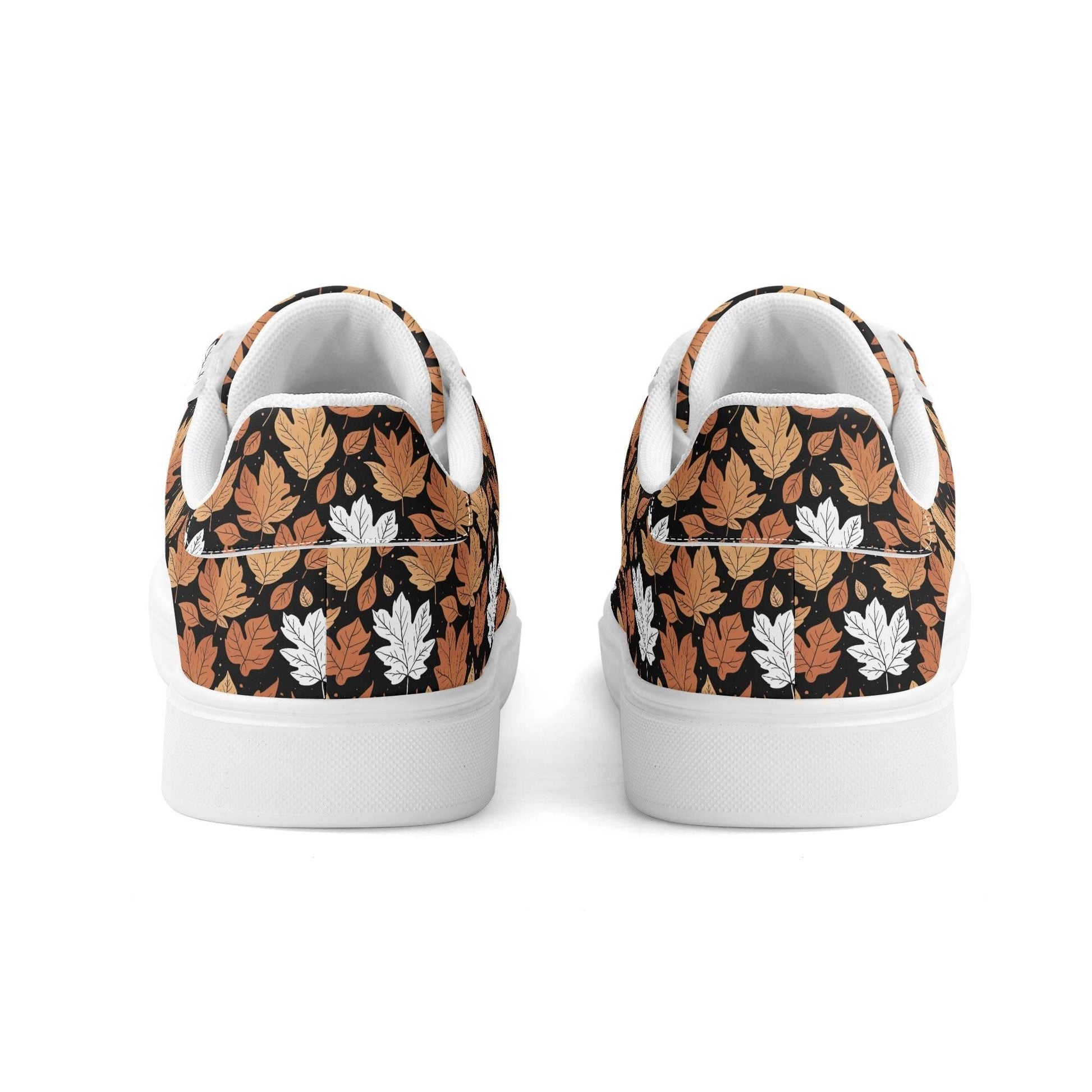 Maple leaves Adult Lightweight Brand Low Top Leather Shoes - DeRose Seasonal