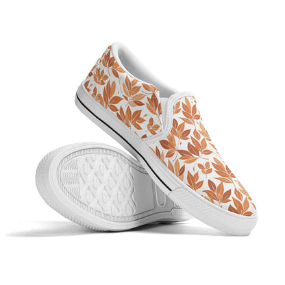 Men's Autumn Leaves Rubber Slip On Shoes - DeRose Seasonal