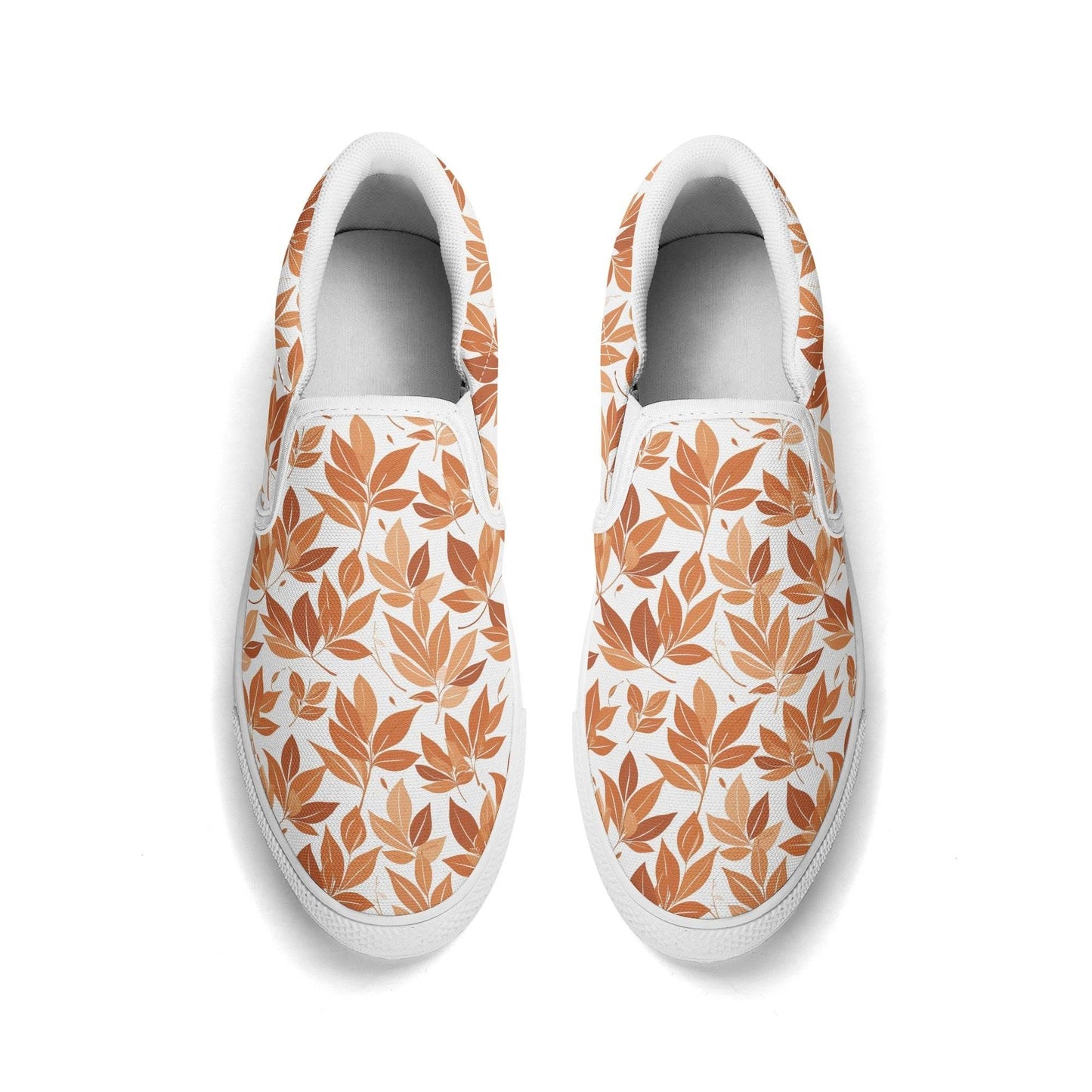 Men's Autumn Leaves Rubber Slip On Shoes - DeRose Seasonal