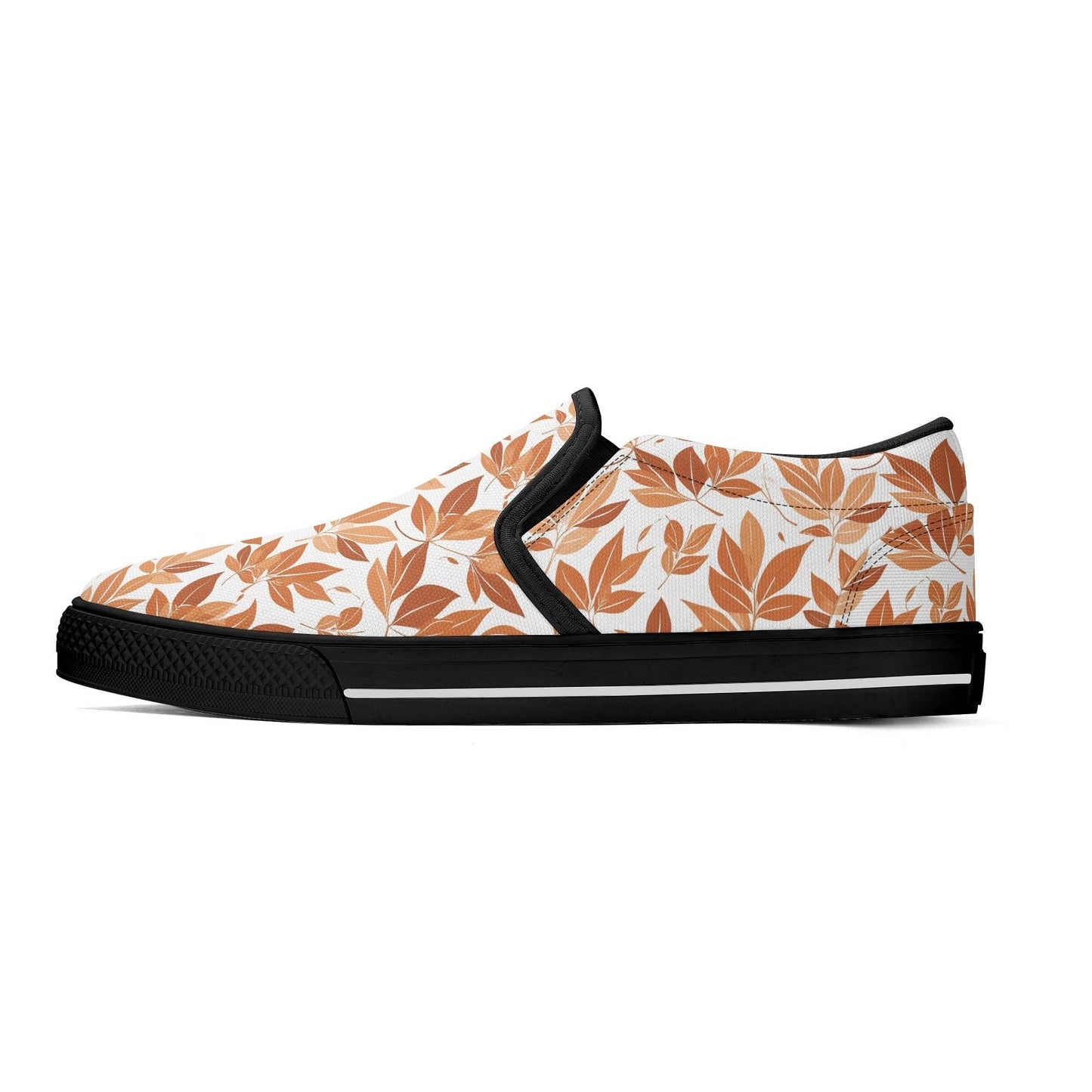 Men's Autumn Leaves Rubber Slip On Shoes - DeRose Seasonal