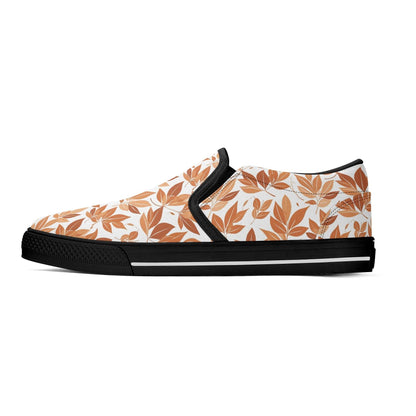 Men's Autumn Leaves Rubber Slip On Shoes - DeRose Seasonal