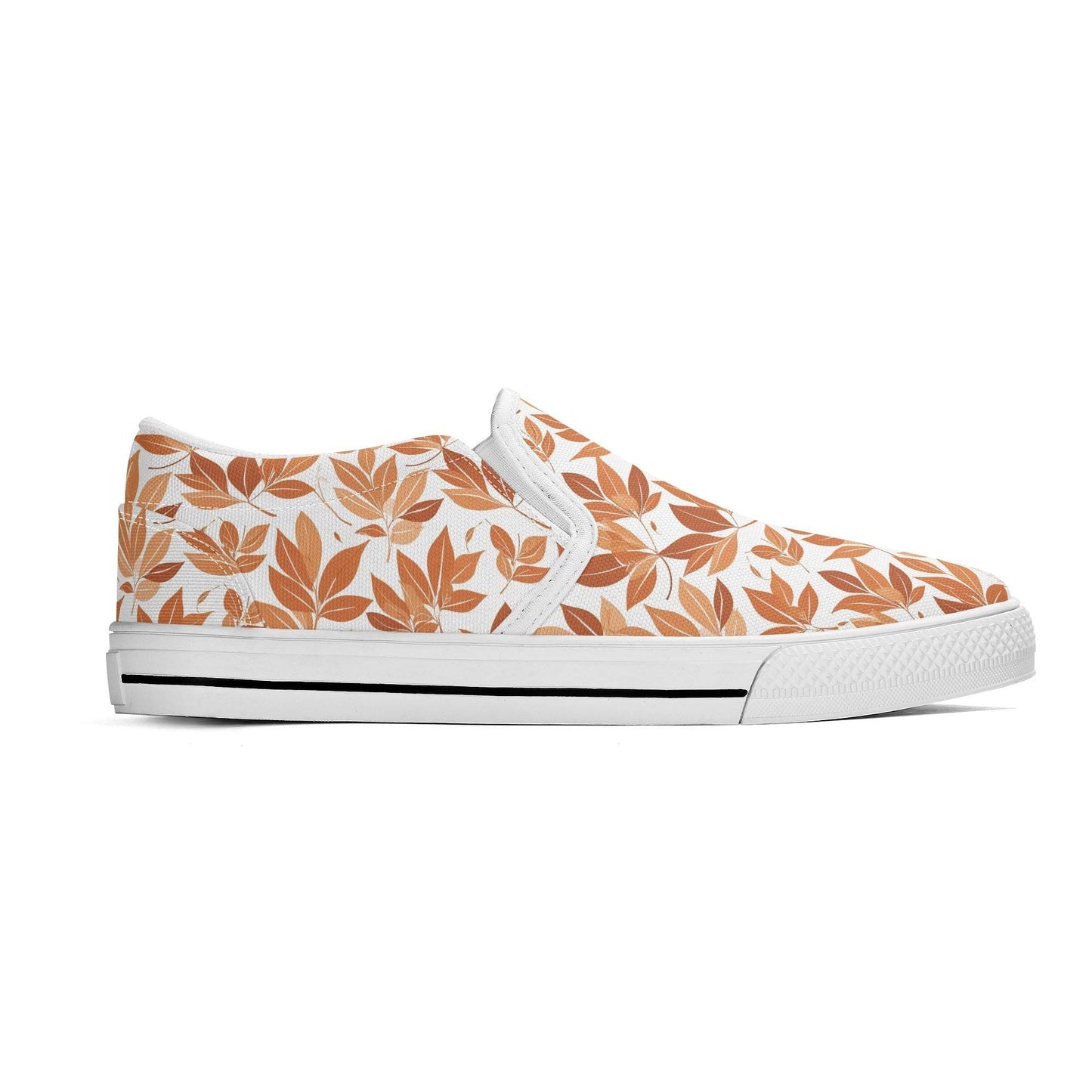 Men's Autumn Leaves Rubber Slip On Shoes - DeRose Seasonal