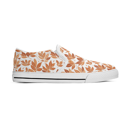Men's Autumn Leaves Rubber Slip On Shoes - DeRose Seasonal