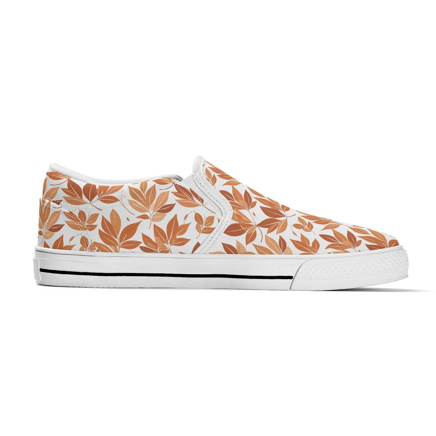 Men's Autumn Leaves Rubber Slip On Shoes - DeRose Seasonal
