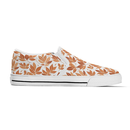 Men's Autumn Leaves Rubber Slip On Shoes - DeRose Seasonal