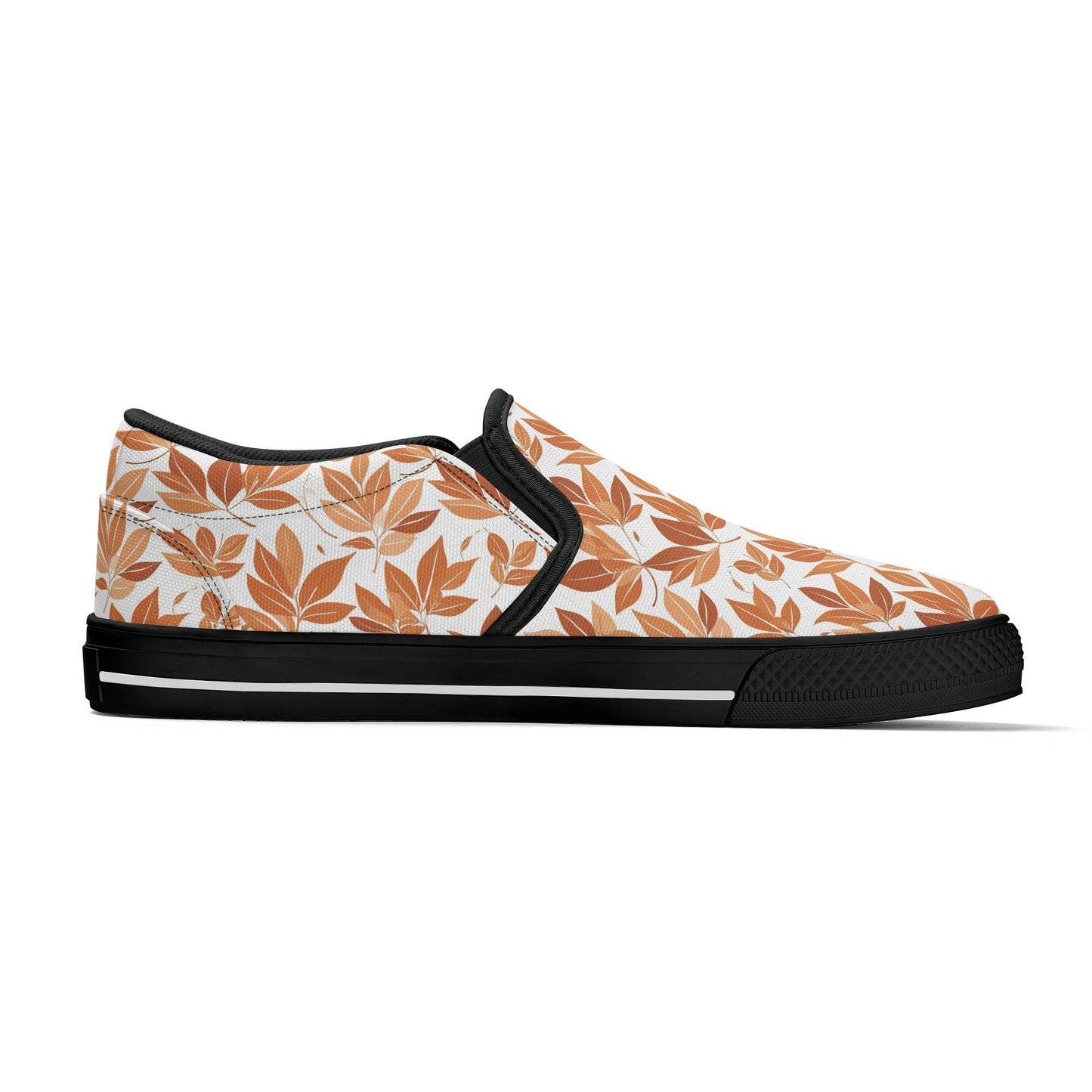 Men's Autumn Leaves Rubber Slip On Shoes - DeRose Seasonal