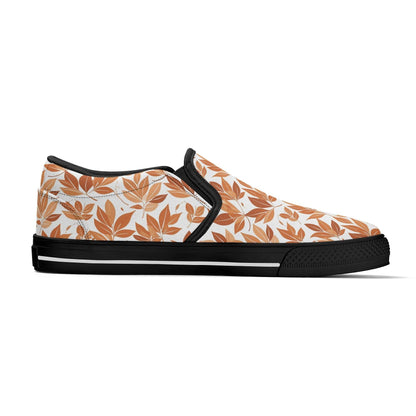 Men's Autumn Leaves Rubber Slip On Shoes - DeRose Seasonal