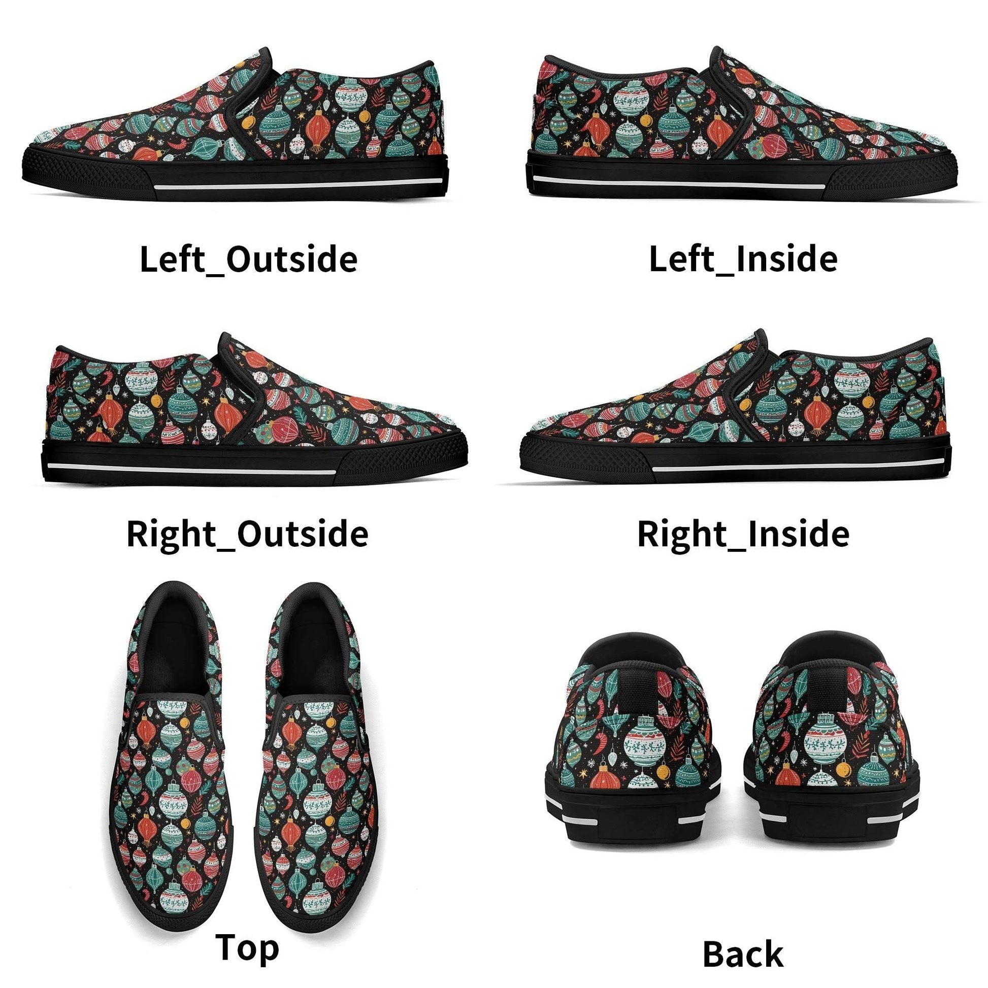 Men's Big Ornament Rubber Slip On Shoes - DeRose Seasonal
