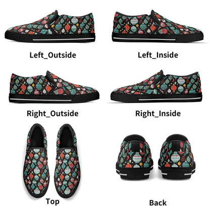 Men's Big Ornament Rubber Slip On Shoes - DeRose Seasonal