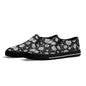 Men's Black and White Ornament Rubber Slip On Shoes - DeRose Seasonal