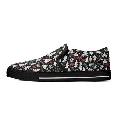 Men's Christmas Tree Rubber Slip On Shoes - DeRose Seasonal