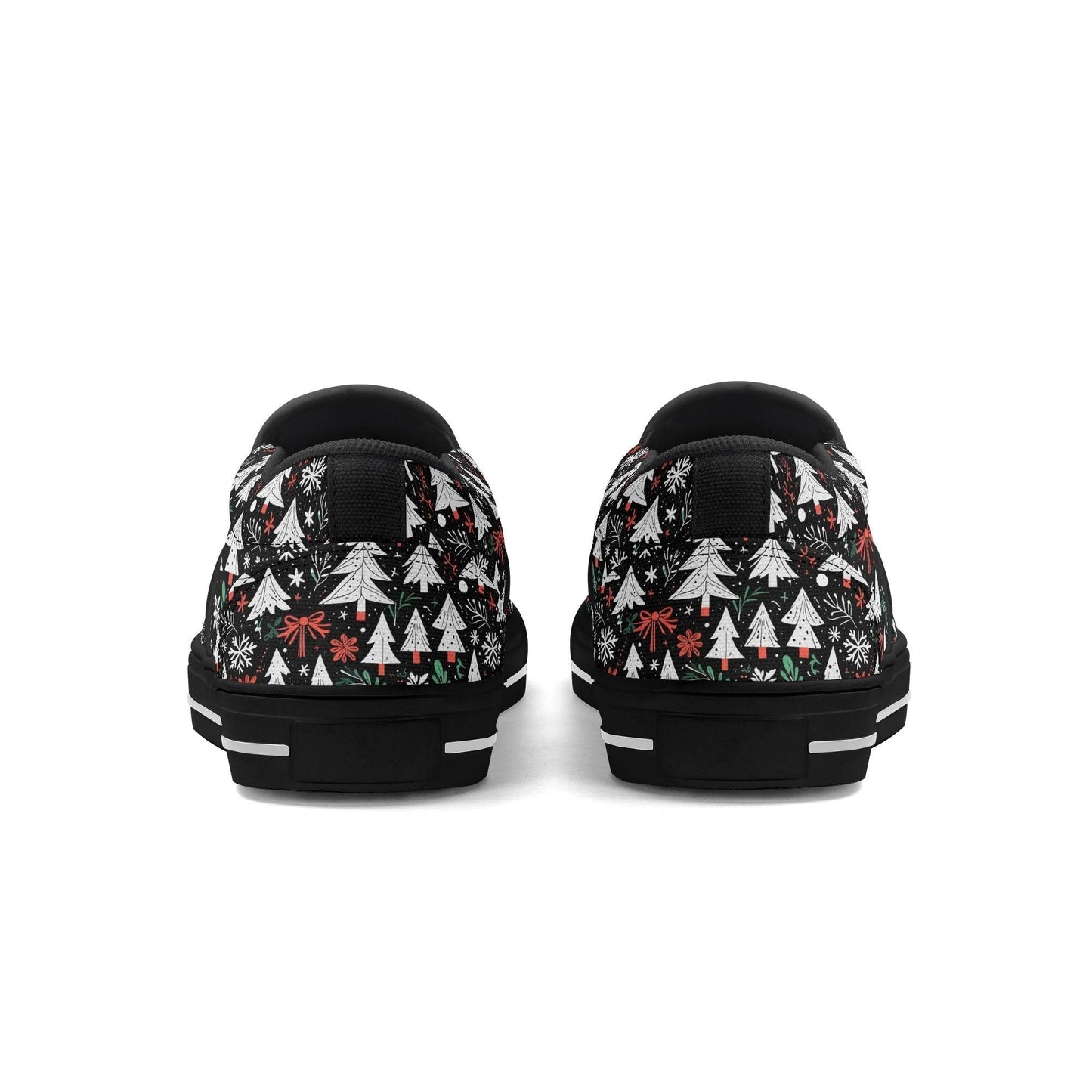 Men's Christmas Tree Rubber Slip On Shoes - DeRose Seasonal