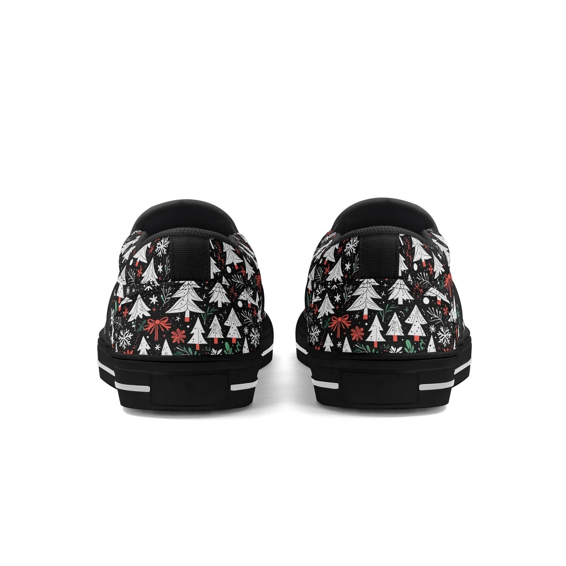 Men's Christmas Tree Rubber Slip On Shoes - DeRose Seasonal