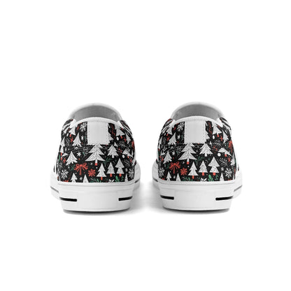 Men's Christmas Tree Rubber Slip On Shoes - DeRose Seasonal
