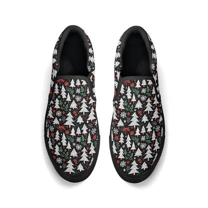Men's Christmas Tree Rubber Slip On Shoes - DeRose Seasonal